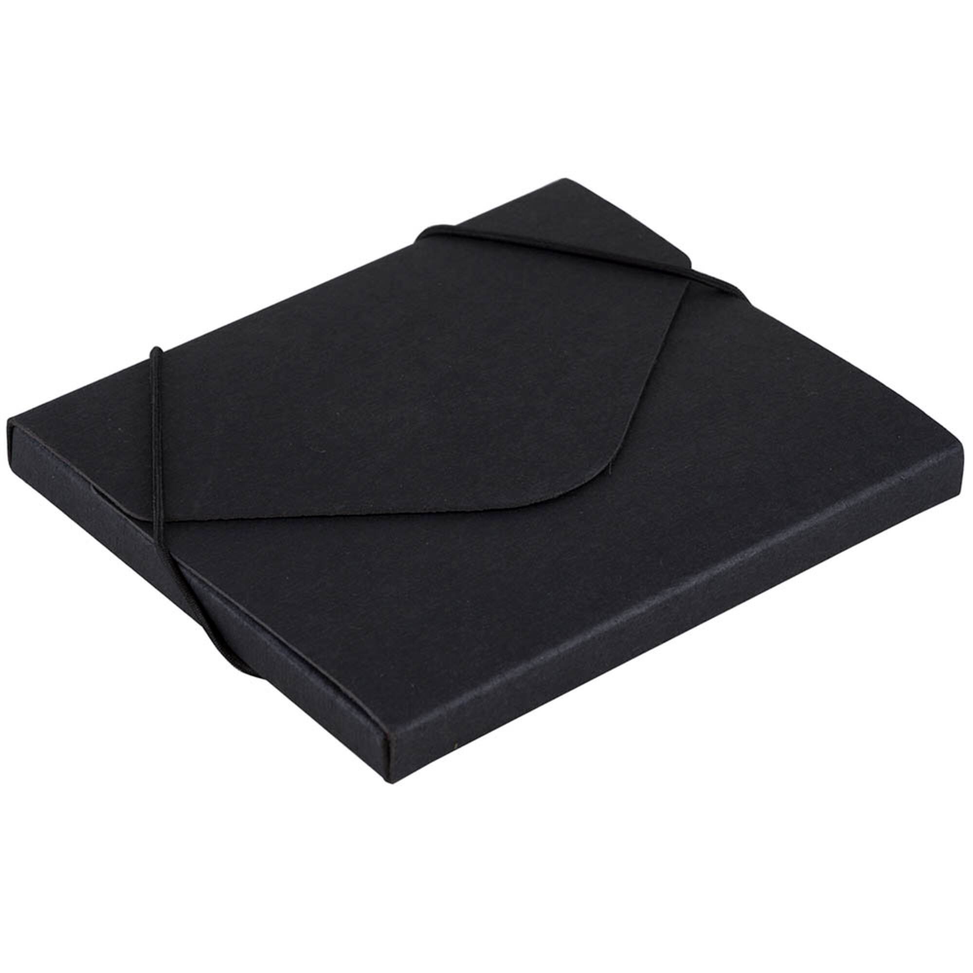 JAM Paper Black Kraft CD Size Portfolio